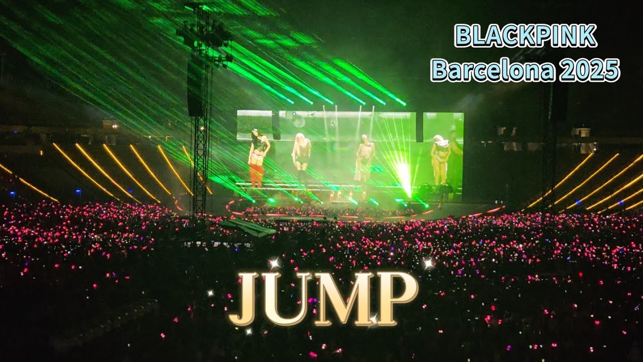 BLACKPINK -《JUMP》 (Live) | Deadline World Tour, Olympic Stadium, Barcelona, 09/08/2025