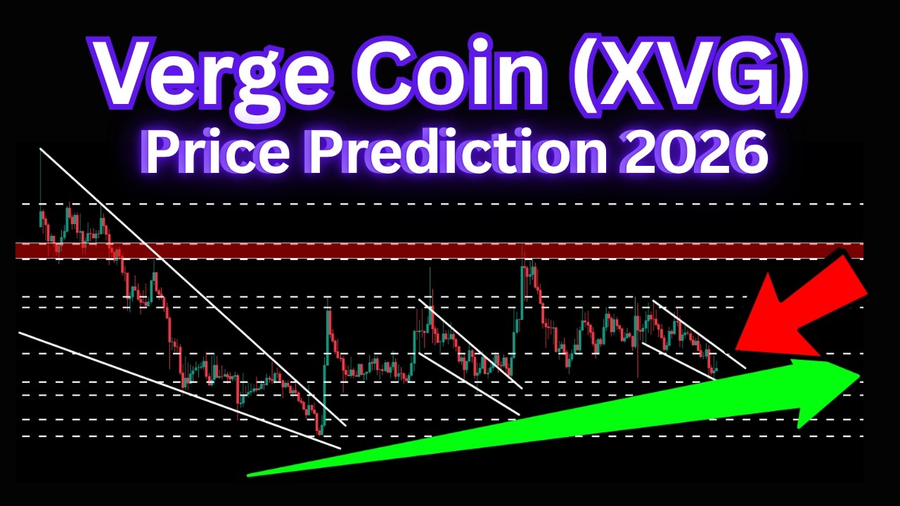 Duża korekta Verge Coin! | Wiadomości i prognozy cen XVG Crypto na rok 2026