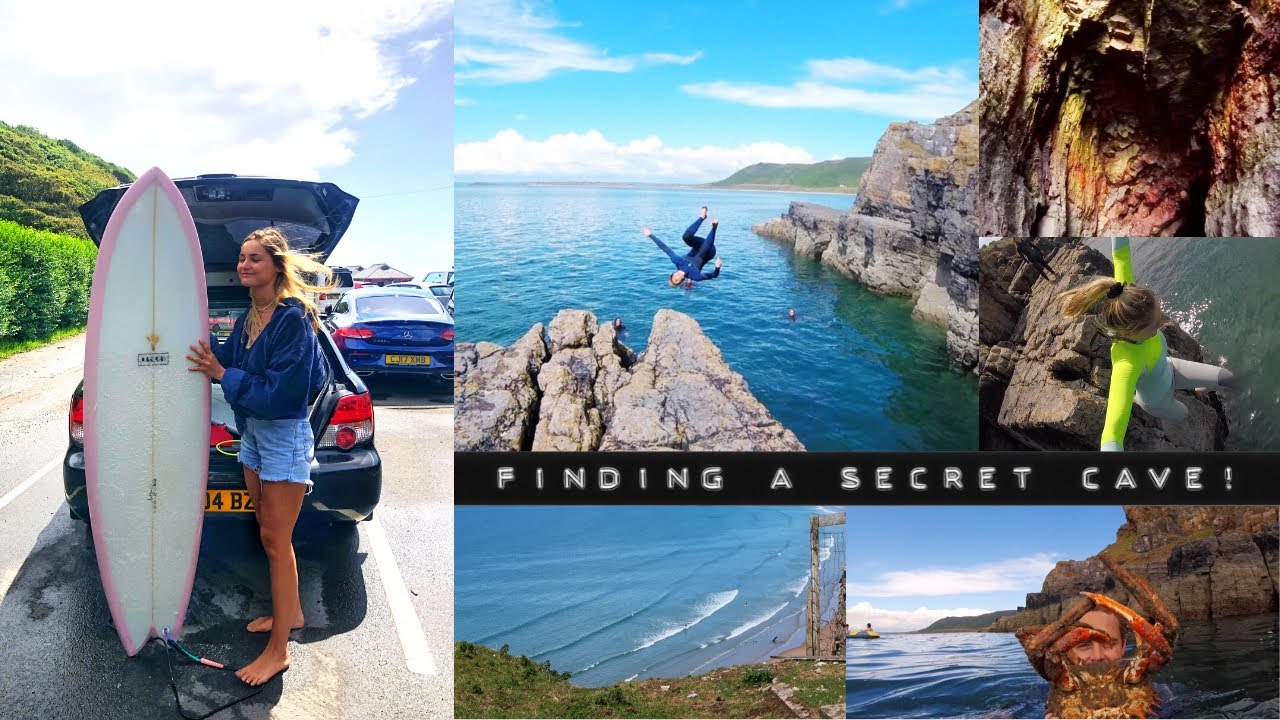 Exploring the Gower by Water..(and a surf heart to heart)