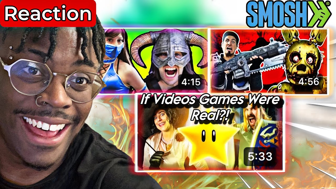 I REACTED To All Smosh “If Video Games Were Real!”