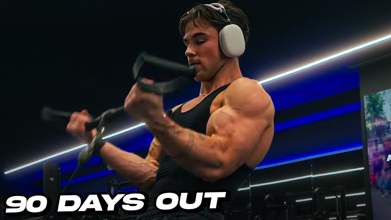 90 dagen uit van mijn eerste bodybuilding show | raw posterior workout