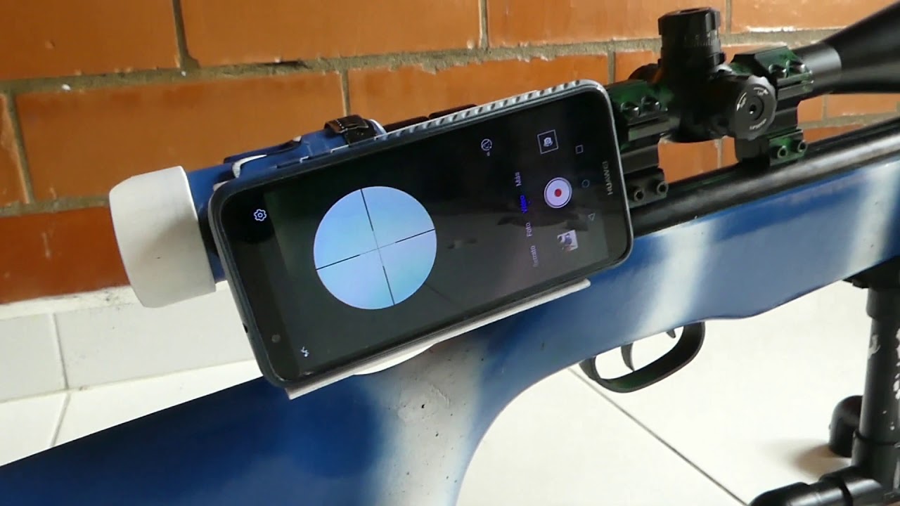 Soporte lateral para camara en la mira telescópica. Mejora #Scopecam