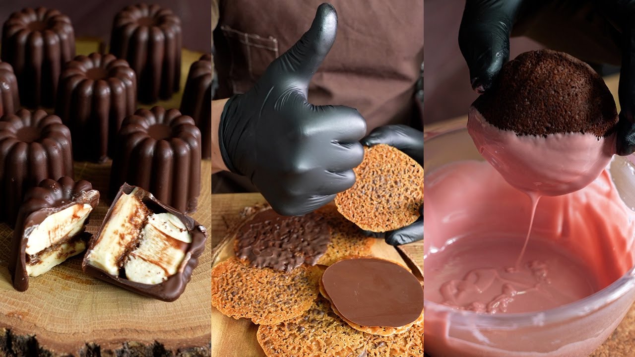 ASMR | Delicious Chocolate sweets days #18 #asmr #cooking #chocolate