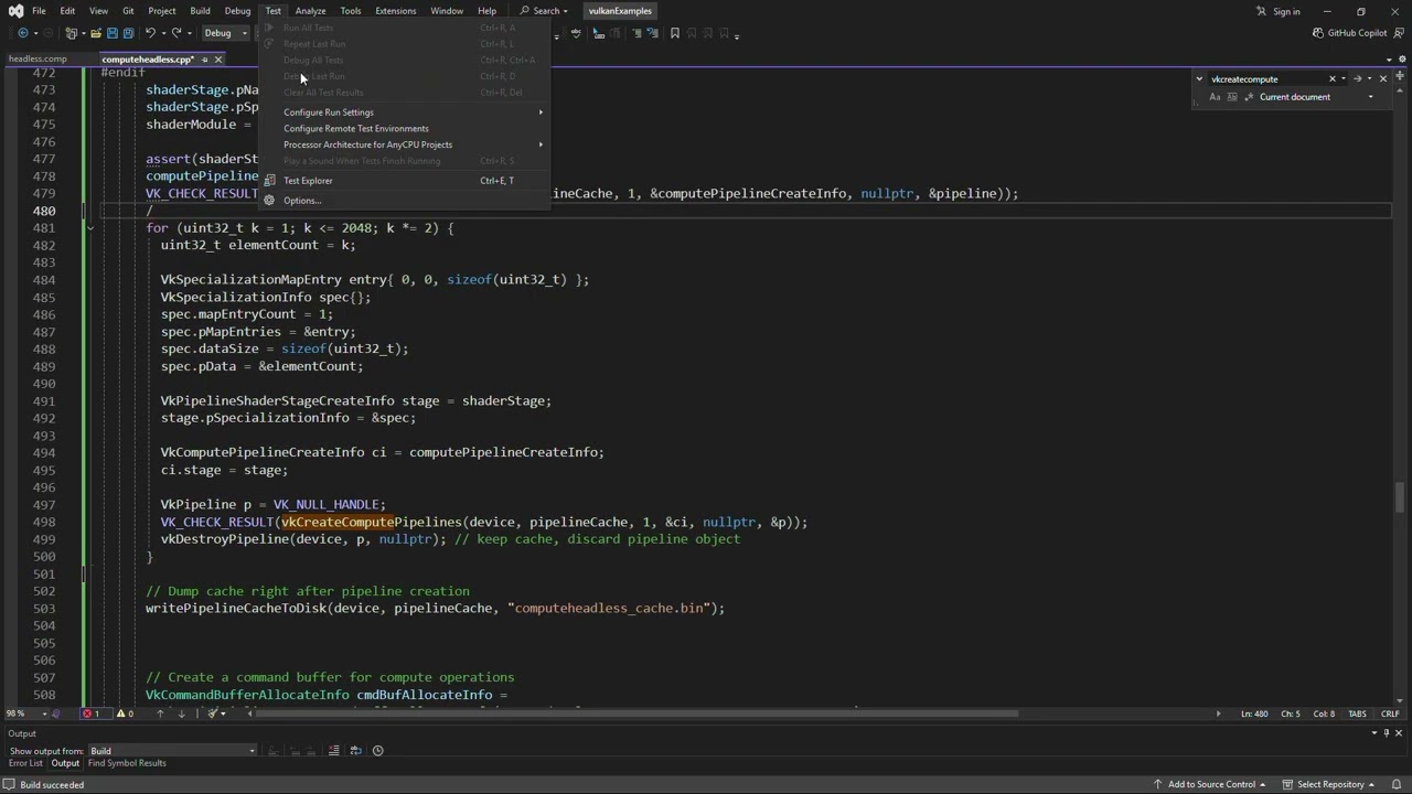 GPU Programming | Pipeline Cache PART 1 | Compute Example PART 6 | VkPipelineCache | Vulkan API