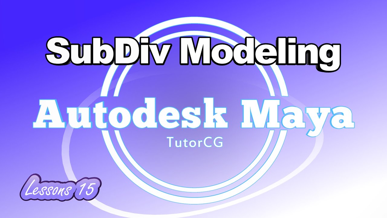 Autodesk Maya - Углы под саб-див (SubDiv Modeling)