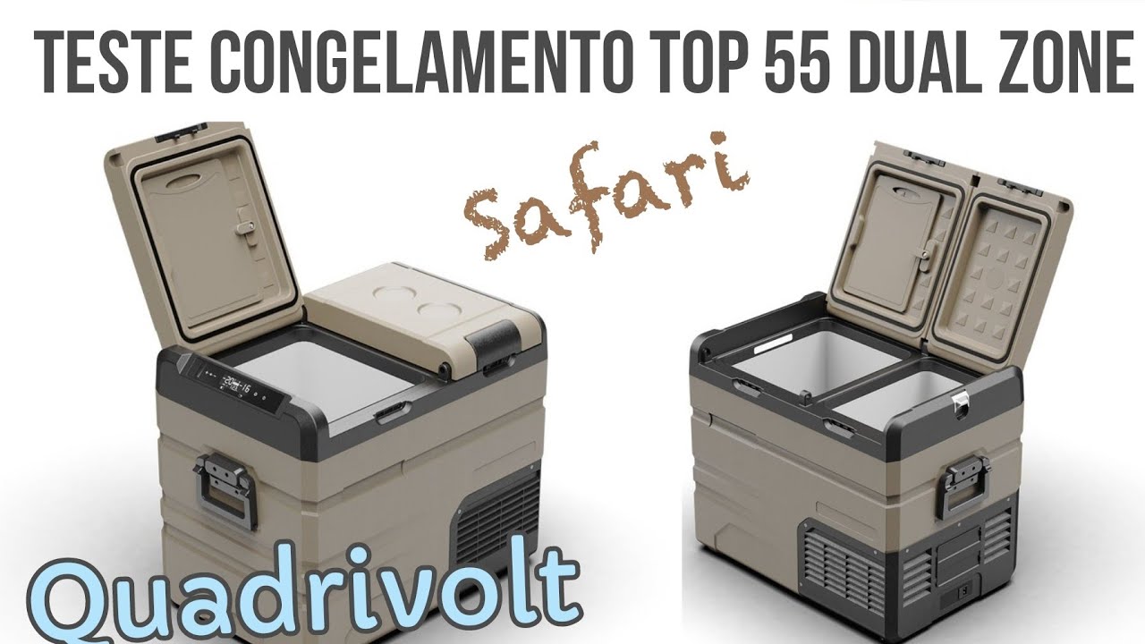 Teste Congelamento Geladeira Dual Zone Top Rv Safari 55 Litros @King 4x4