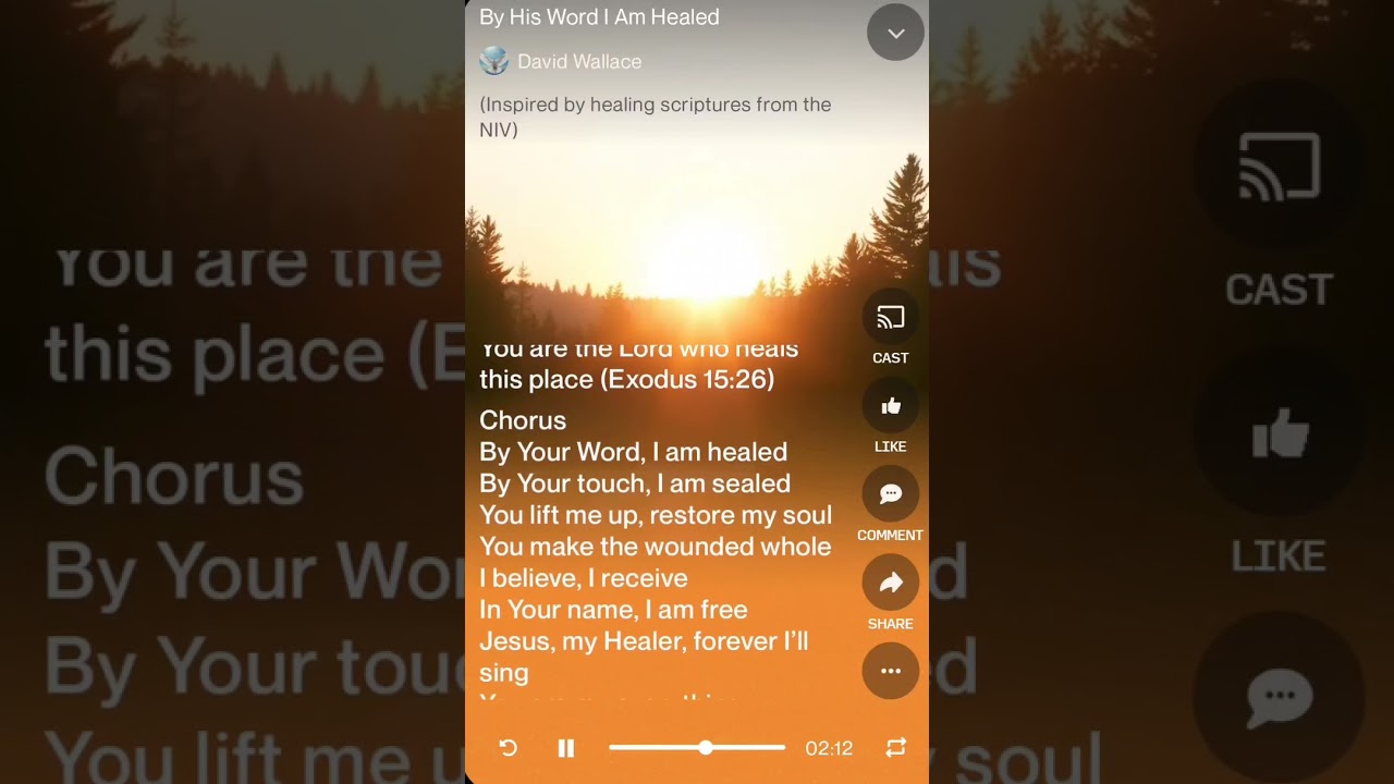 By His Word I Am Healed @christianmusicbydave 
