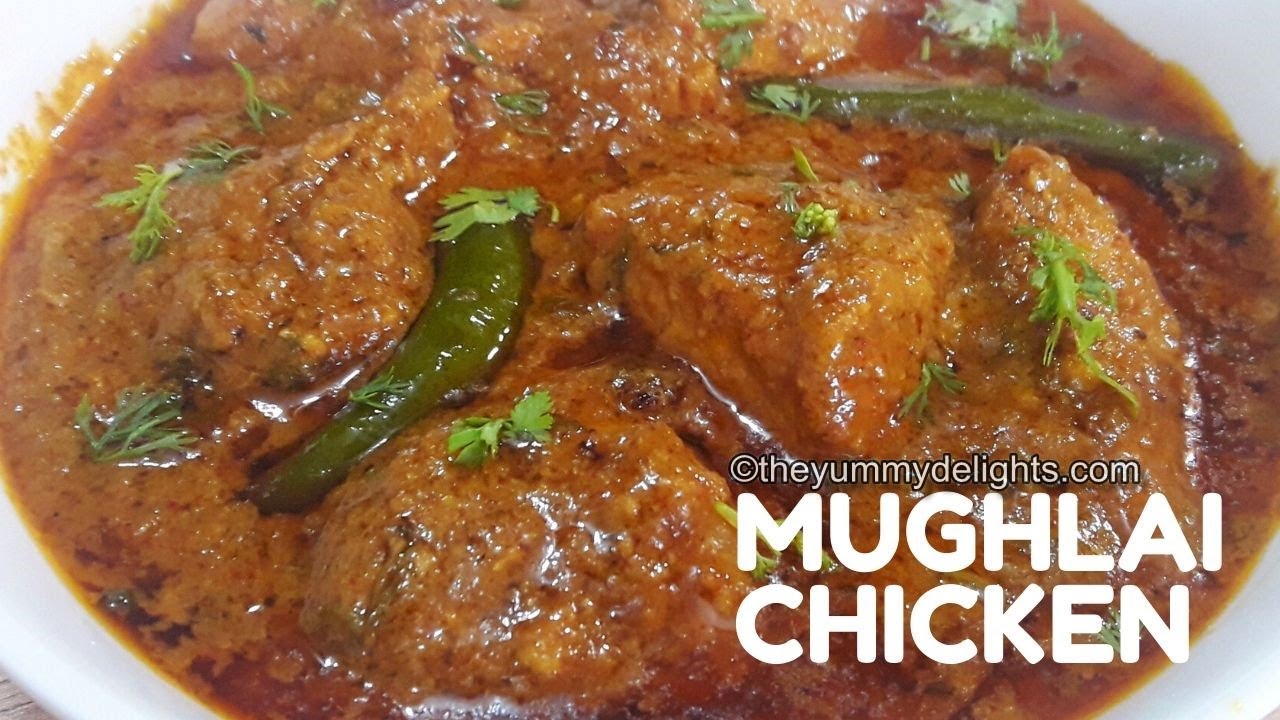 Mughlai chicken recipe- chicken moghlai- north Indian chicken mughlai recipe-easy chicken recipe