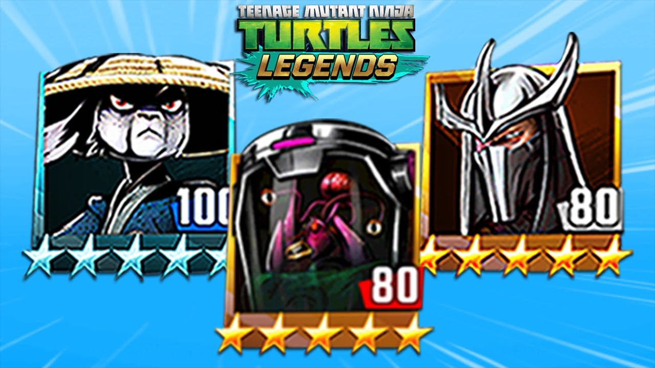 TMNT Legends Mutagen Man, Usagi, Shredder