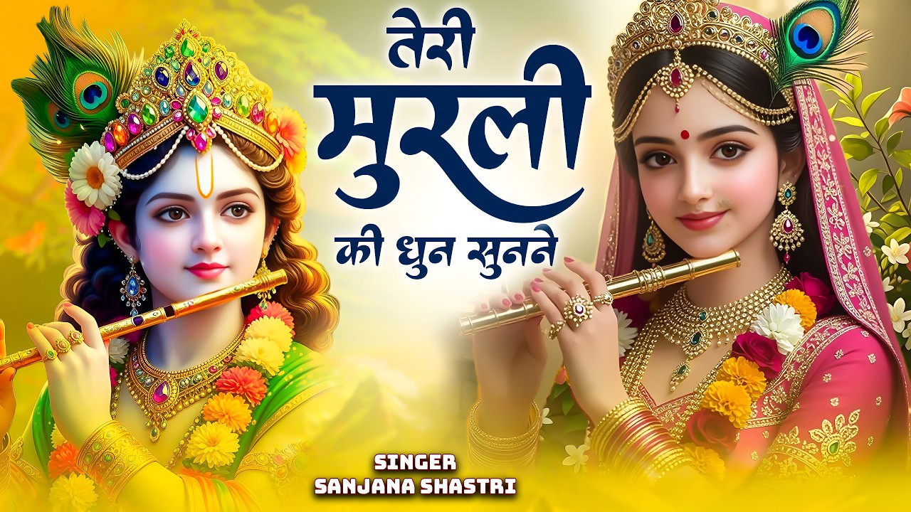 तेरी मुरली की धुन सुनने मैं बरसाने से आयी | Teri Murli Ki Dhun | Most Popular Radha Krishna #bhajan