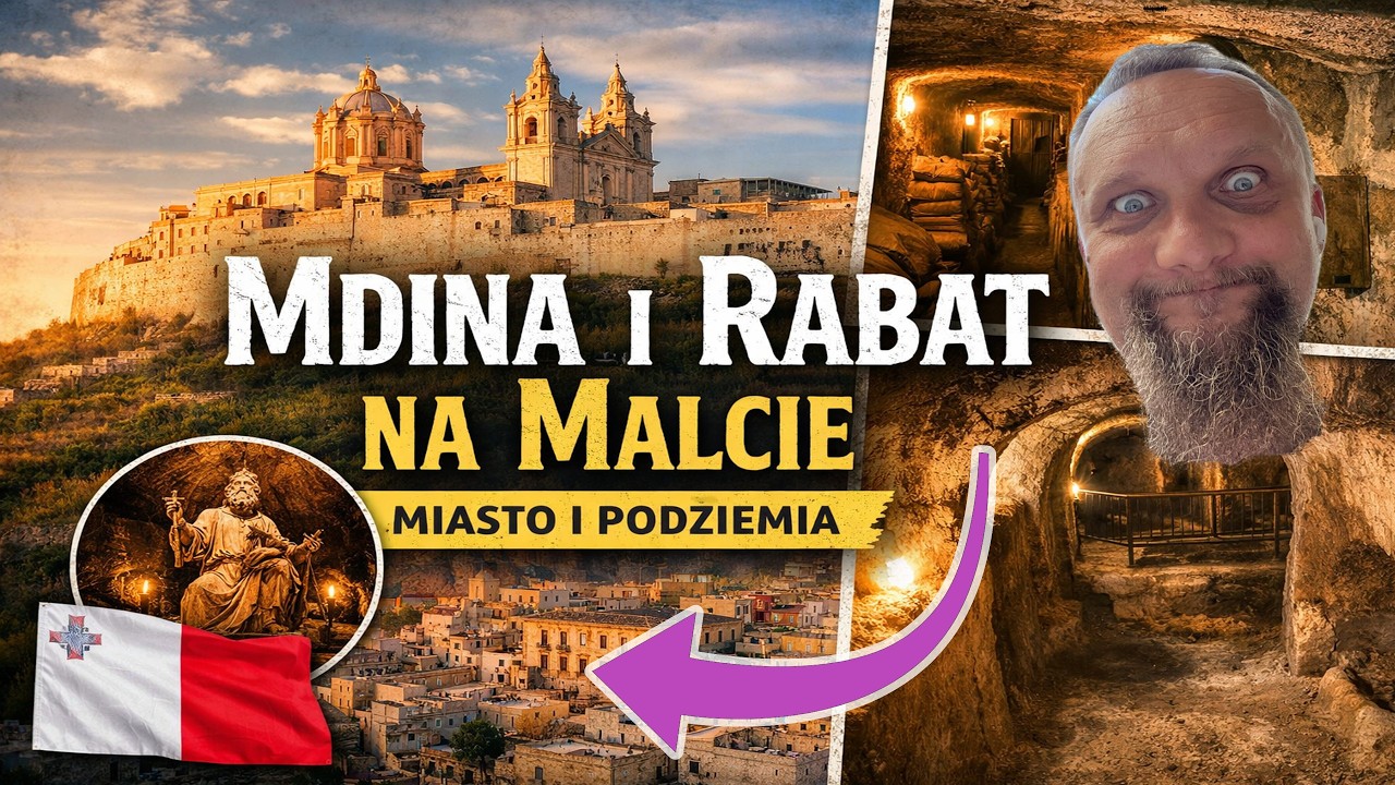 6. 🇲🇹 Mdina i Rabat: katakumby, miasto na wzg&oacute;rzu, grota św. Pawła, schrony | ZNOŚNIE