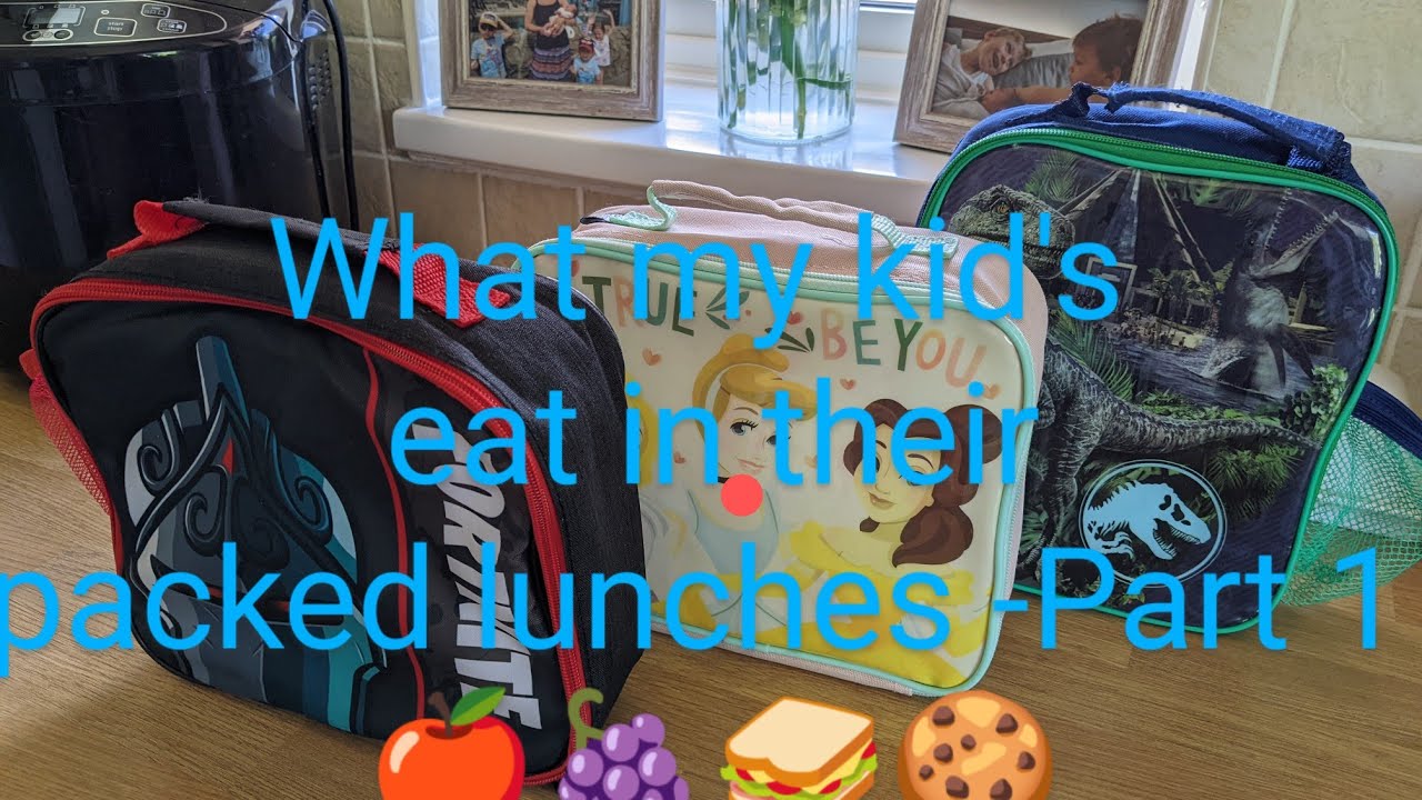 What my children eat in a week - Packed lunches for school, Part 1