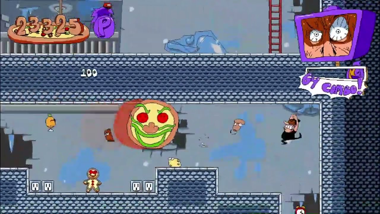 Pizza Tower, StrongCold Lap 10 P Rank Hard Mode, Lap 10 Diamond Edition (To Lap 3 And Lap 10).