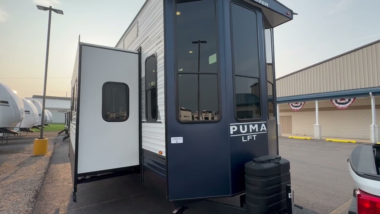 INCREDIBLE 2026 402FLT PUMA Destination  trailer/camper has arrived at Susquehanna RV in Selinsgrove