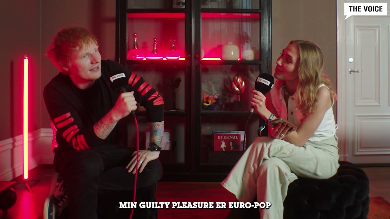 Julie Rahbek interviewer Ed Sheeran