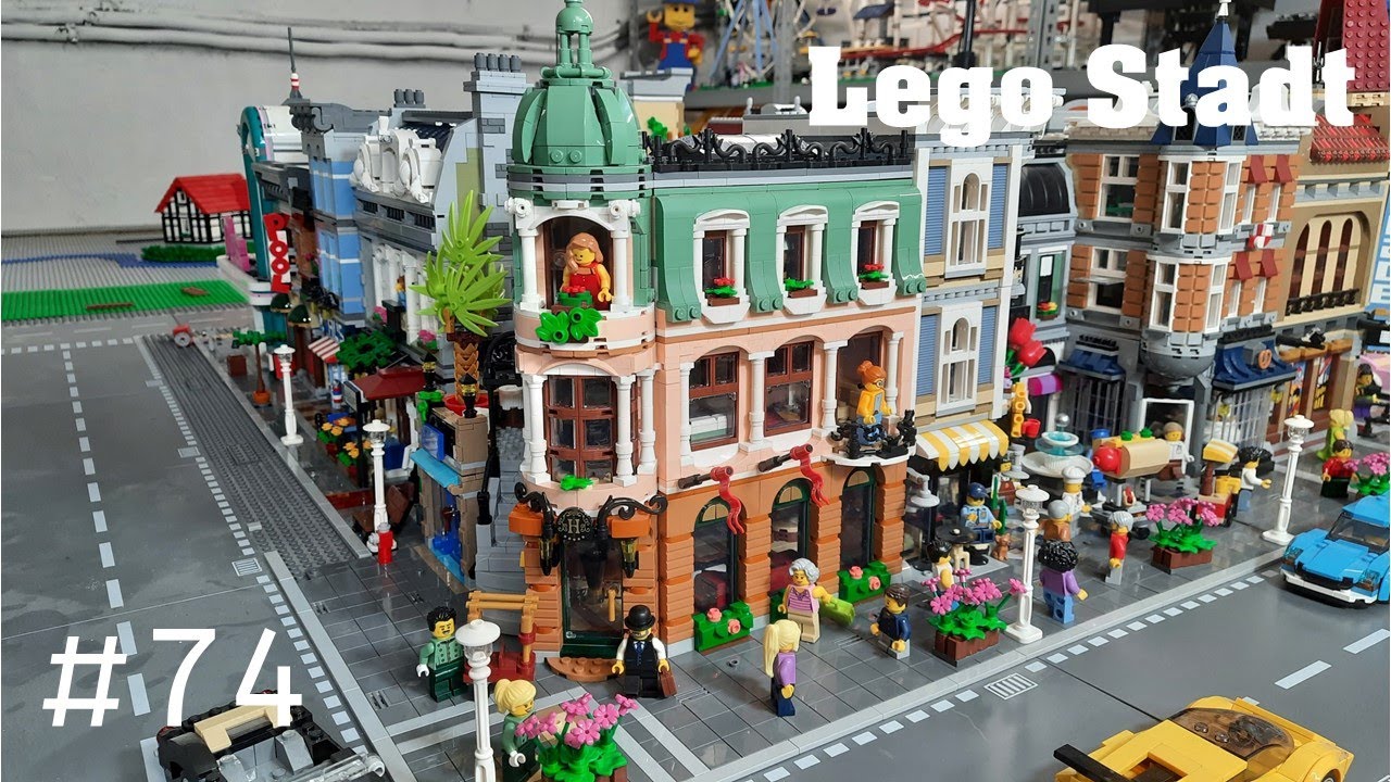 Lego Stadt ( Teil 74) - Der Städtische Bereich - Boutique Hotel / Pariser Restaurant