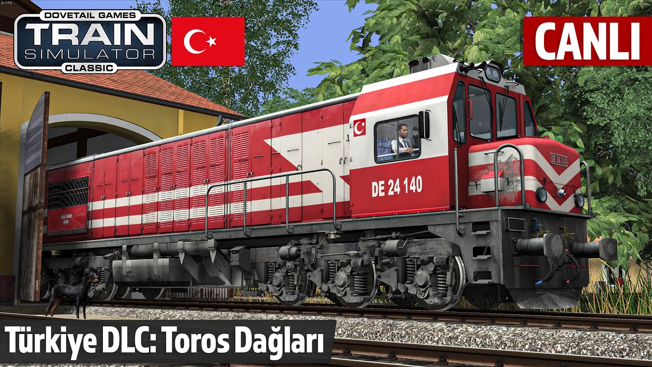 Train Simulator Türkiye DLC'sinde TCDD Treni ile Ulukışla'dan Adana'ya gidiyoruz!
