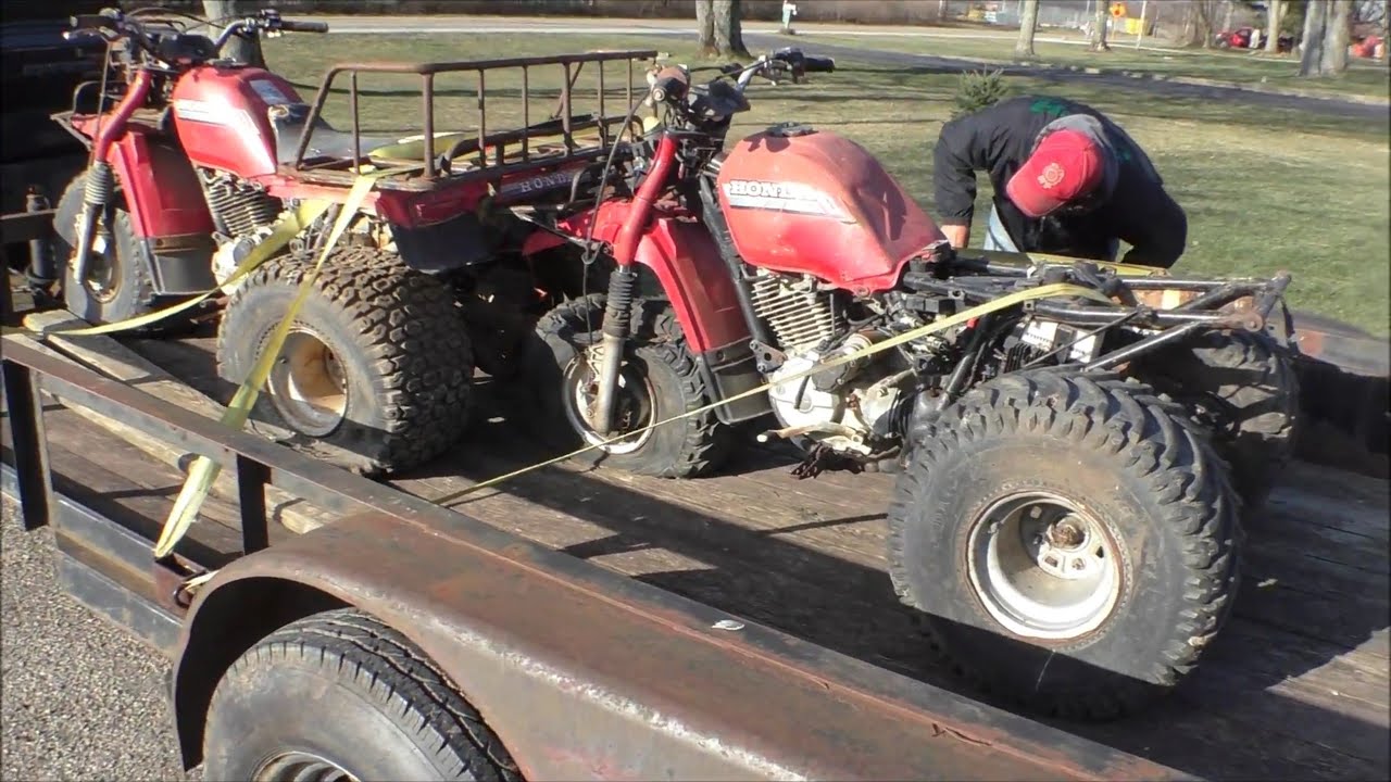 TWO! Honda ATC 250 Big Red projects | BARN FIND
