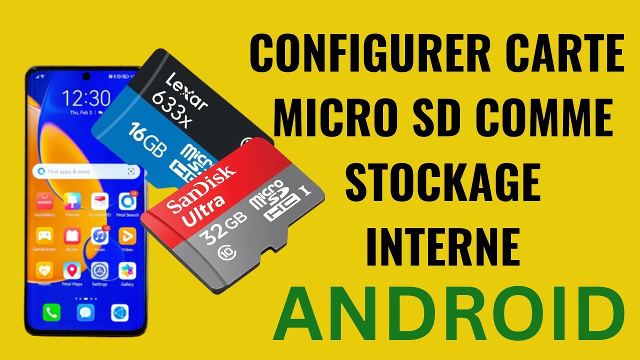 Comment utiliser une carte micro SD comme m&eacute;moire interne par d&eacute;faut sur t&eacute;l&eacute;phone Android
