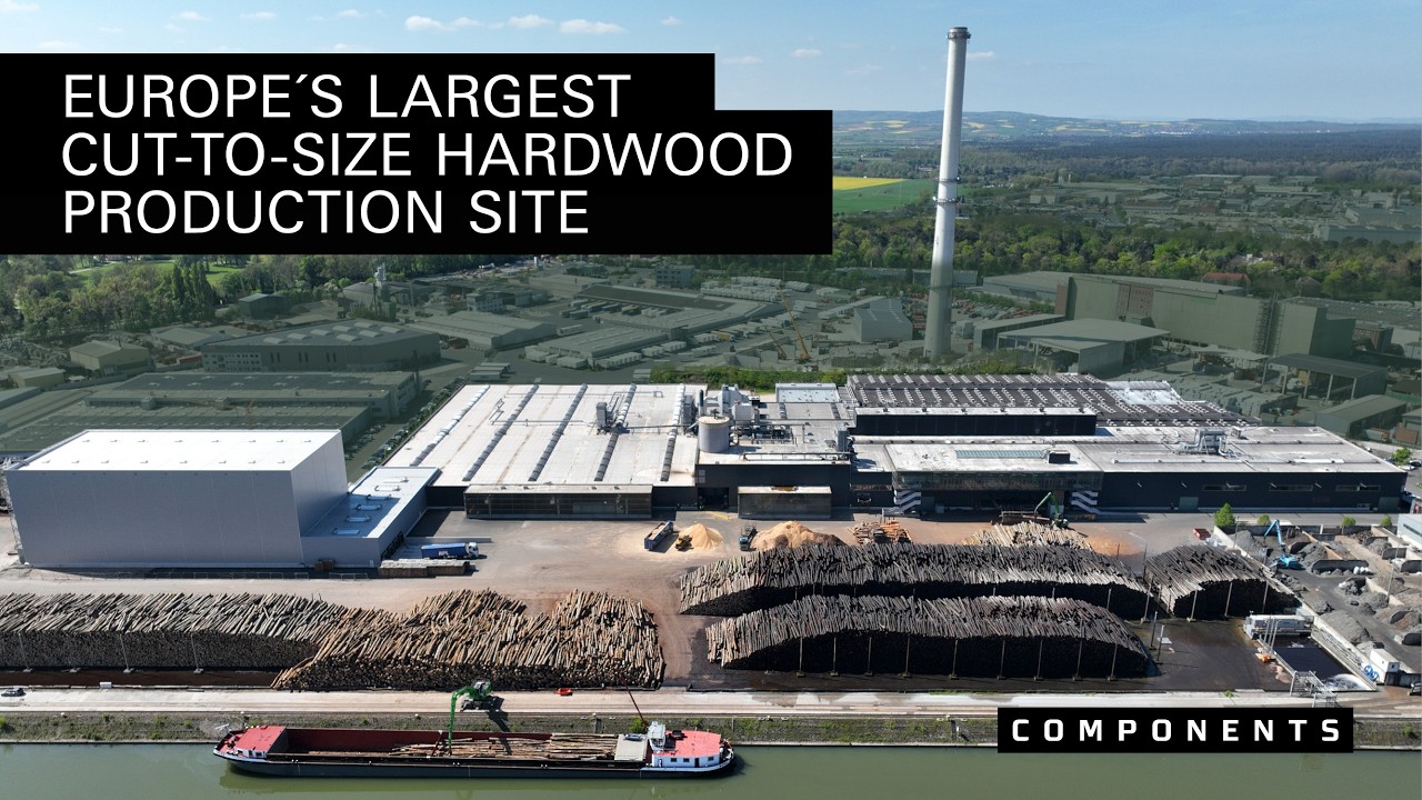 COMPONENTS // Solid Beech - Europe´s largest cut-to-size hardwood mill in Aschaffenburg (GER)