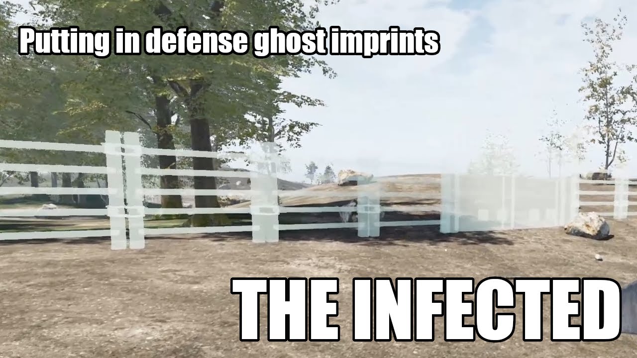 The Infected S6E32 - A chill day putting the fence and spike trap ghost imprints down