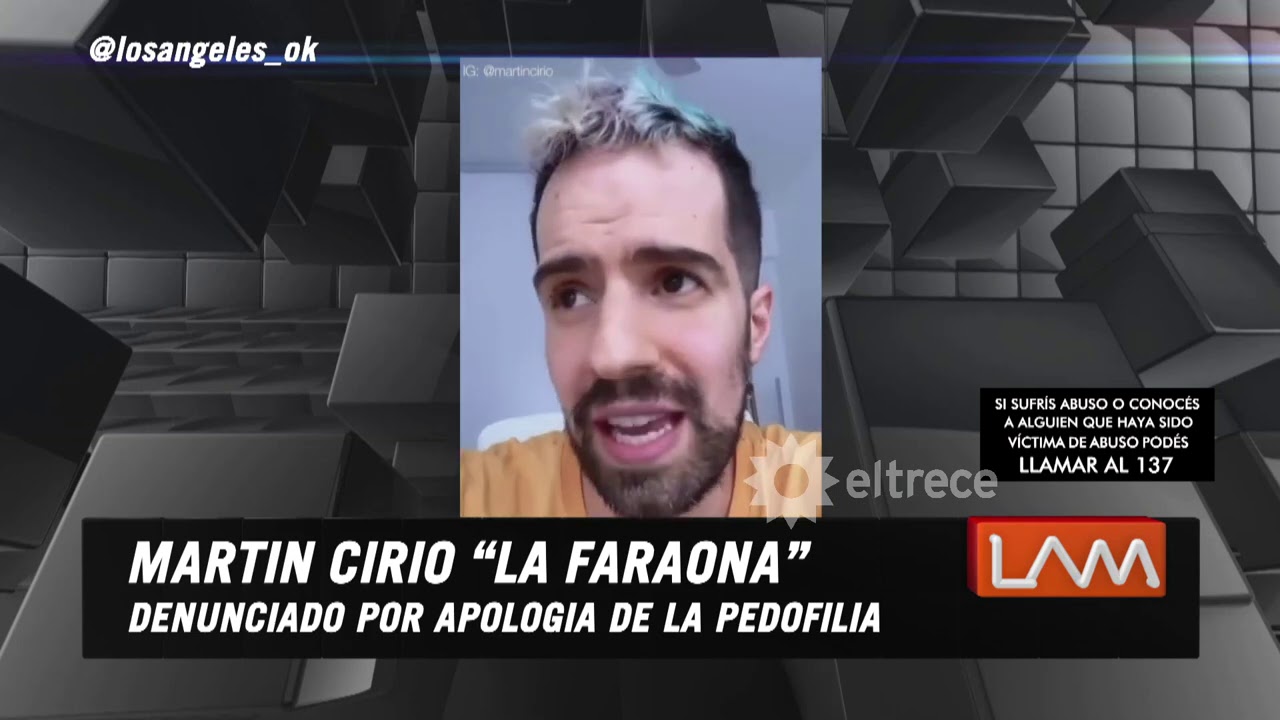 Martín Cirio: piden el allanamiento del domicilio del influencer por sus posteos sobre pedofilia
