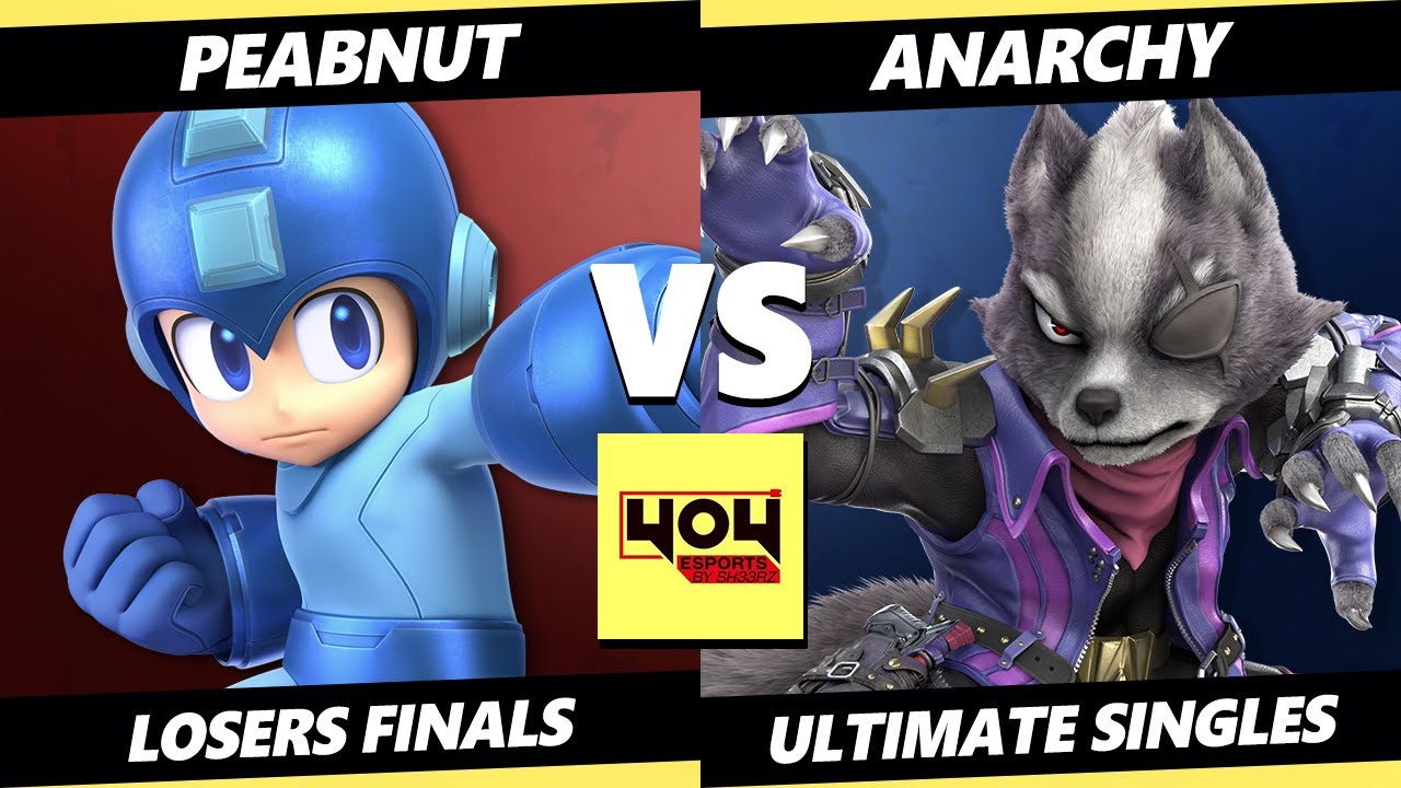 4o4 Weekly 35 LOSERS FINALS - Peabnut (Mega Man) Vs. Anarchy (Wolf) Smash Ultimate - SSBU