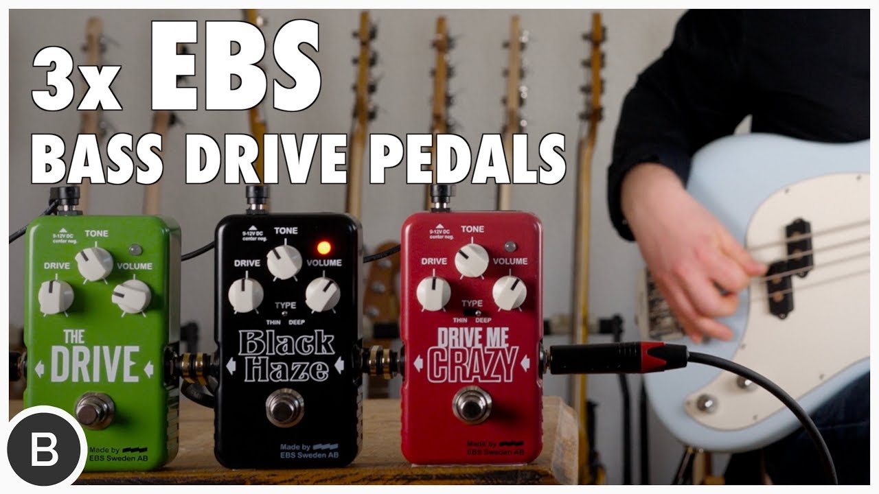EBS BASS PEDALS - Overdrive & Distortion