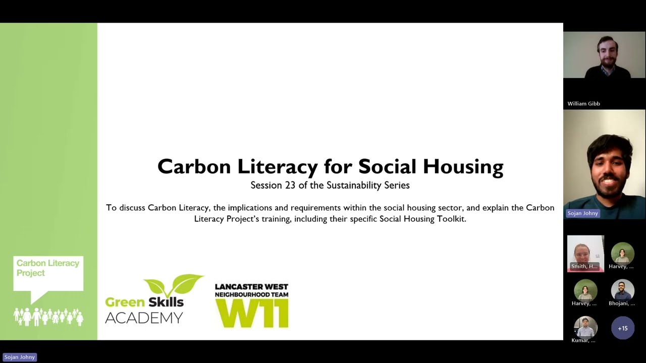 Sustainability Series - Session 23 - Carbon Literacy