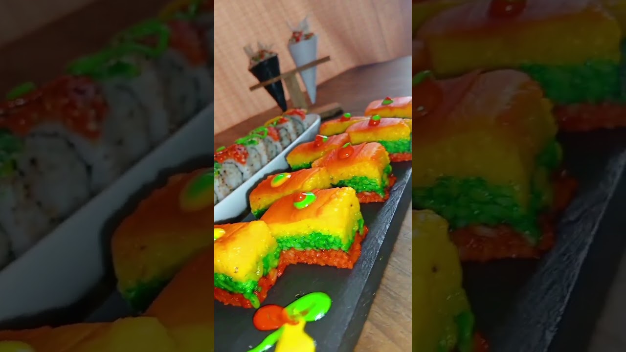 salmon nigiri, temaki, oshi sushi #sushi #nigiri #sushilife #food #foodie #japanesefood