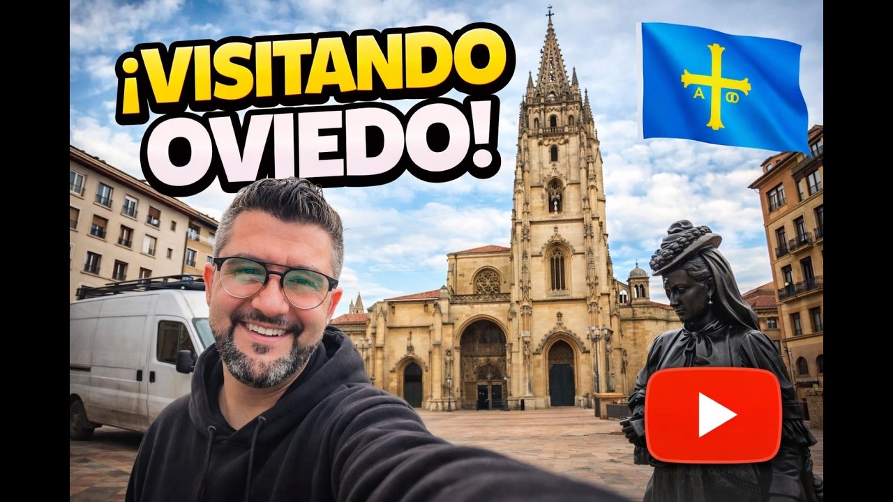 VISITANDO OVIEDO nos Enamora - LAPOLA VAN LIFE #vanlife #asturias #viajar #camper #oviedo #insta360