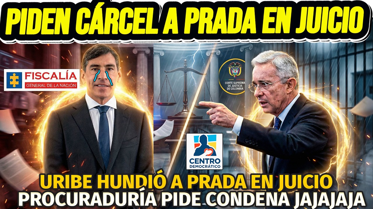 ALERTA: PIDEN CONDENA PARA PRADA EN JUICIO. URIBE LO HUNDIÓ Y LO DEJÓ SOLO. PARA LA CÁRCEL YA. JAJAJ