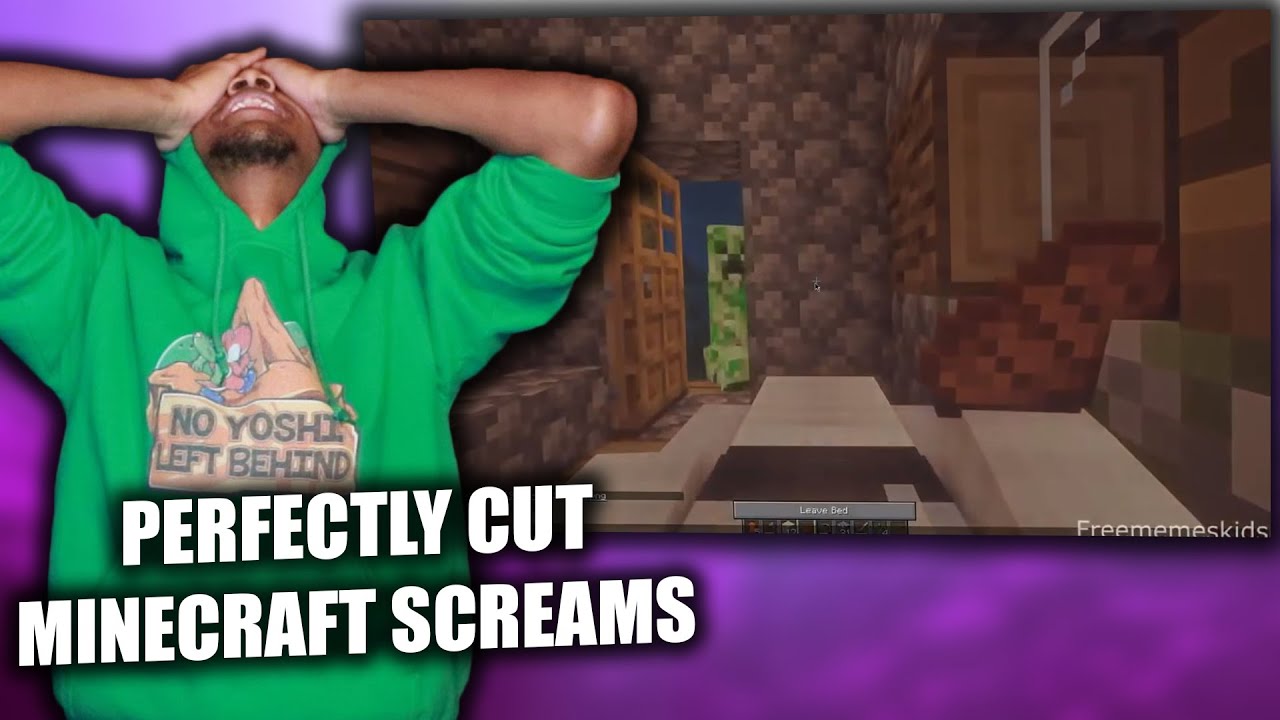 Y'all scared of creepers in 2020?? Perfectly Cut Minecraft Screams Reaction