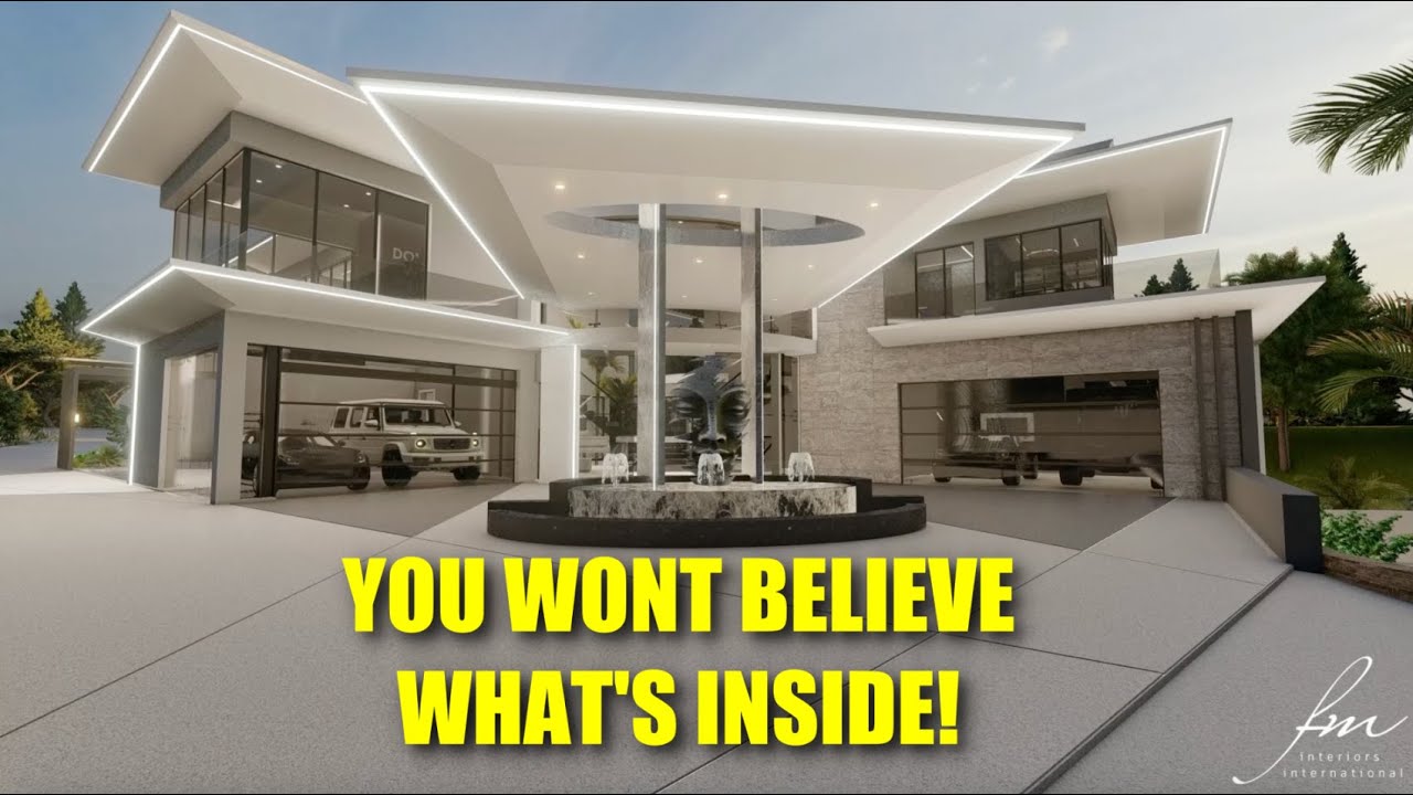 The Pool Has a Fire-pit INSIDE it! - How Much Would You Pay to Live Here? (Part 1)