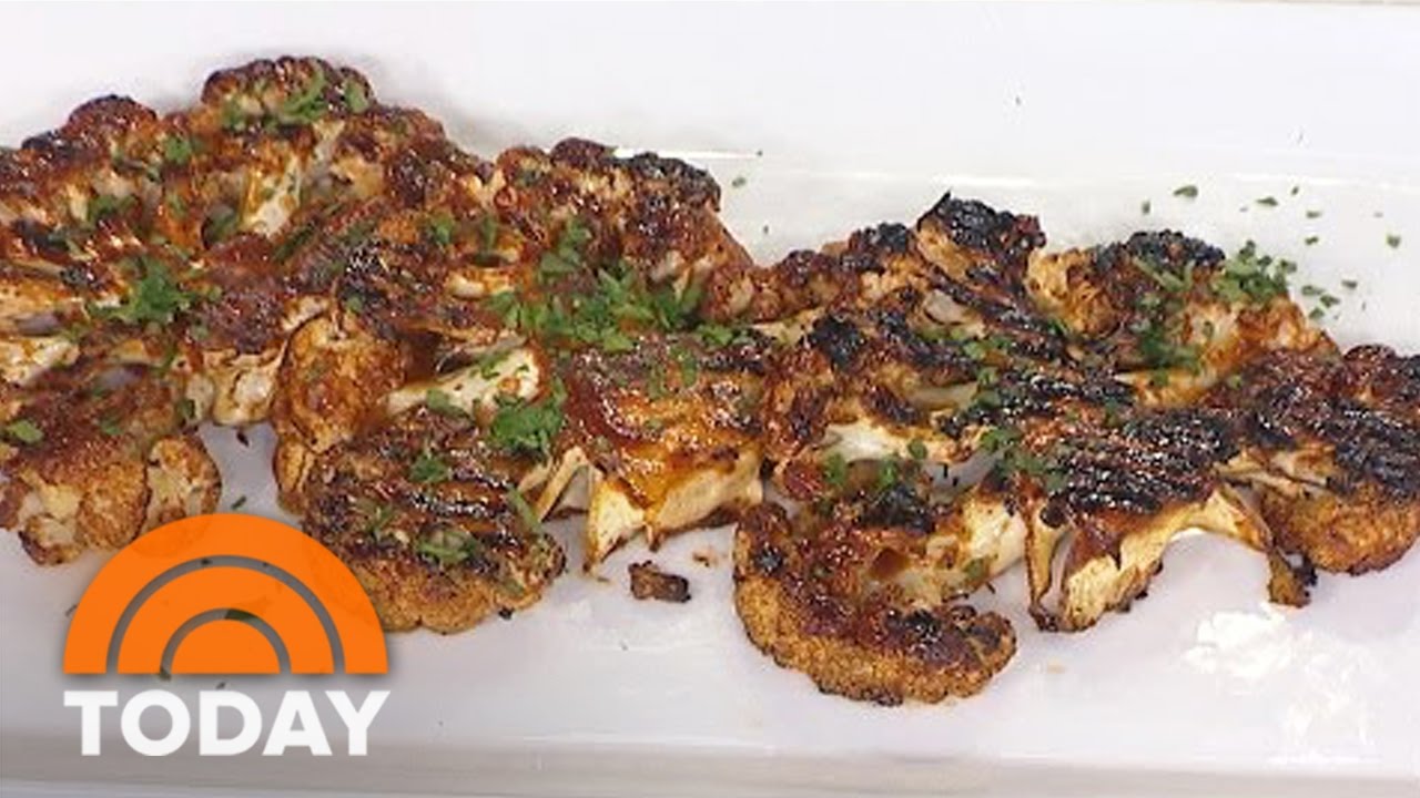 Delicious Ways To Swap Meat For Veggies: Cauliflower BBQ Steak | #startTODAY | TODAY