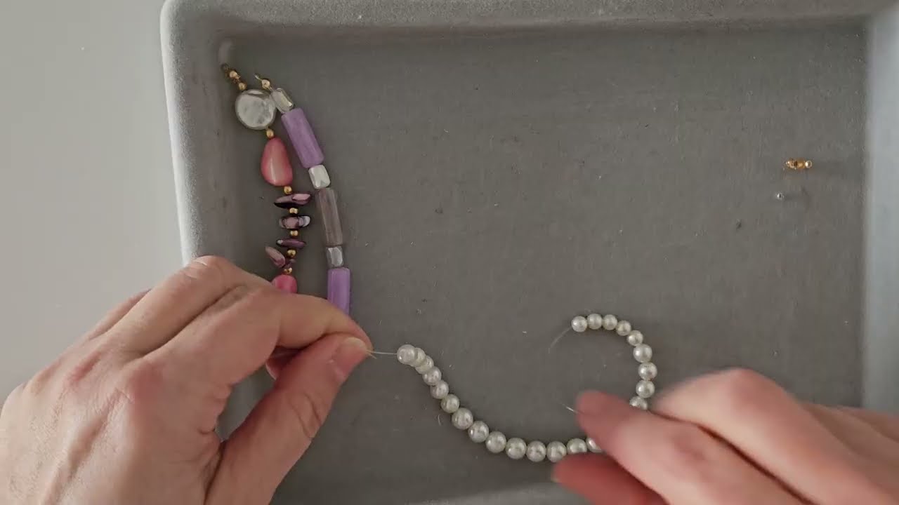 Making a Cute Bag Charm ASMR  Silent Jewelry Making