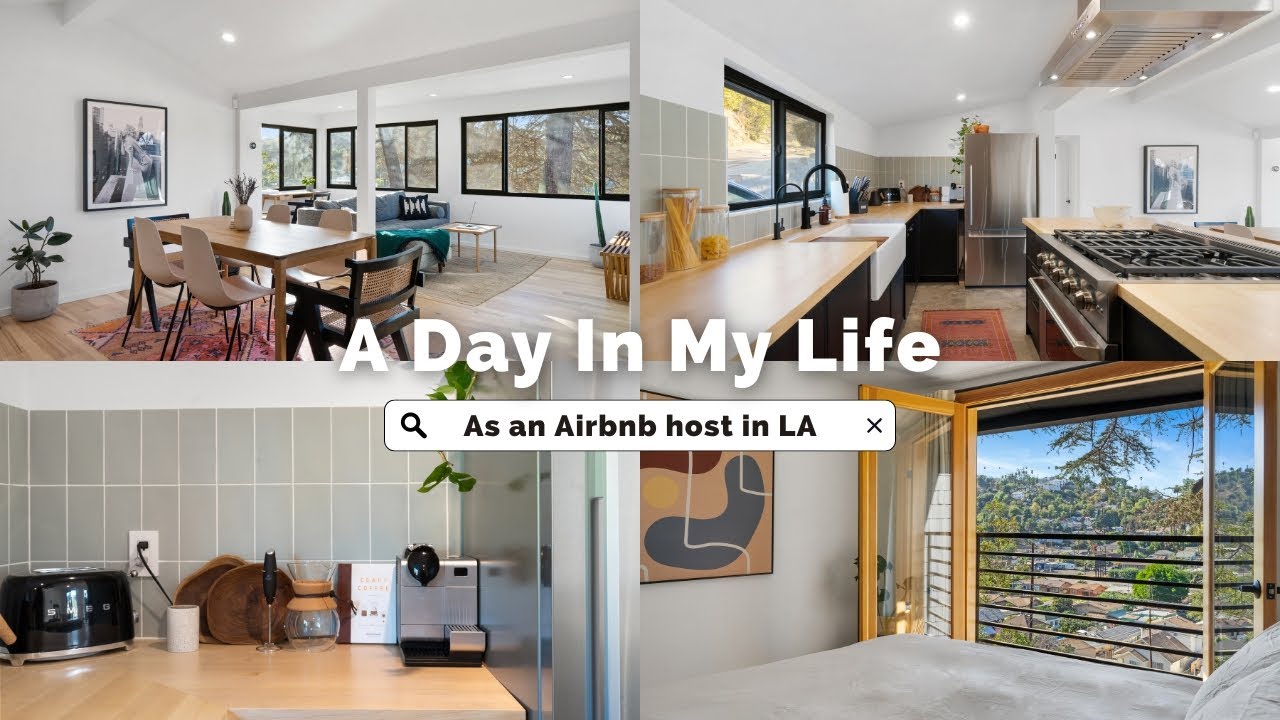 A day in my life as an Airbnb host in Los Angeles, CA