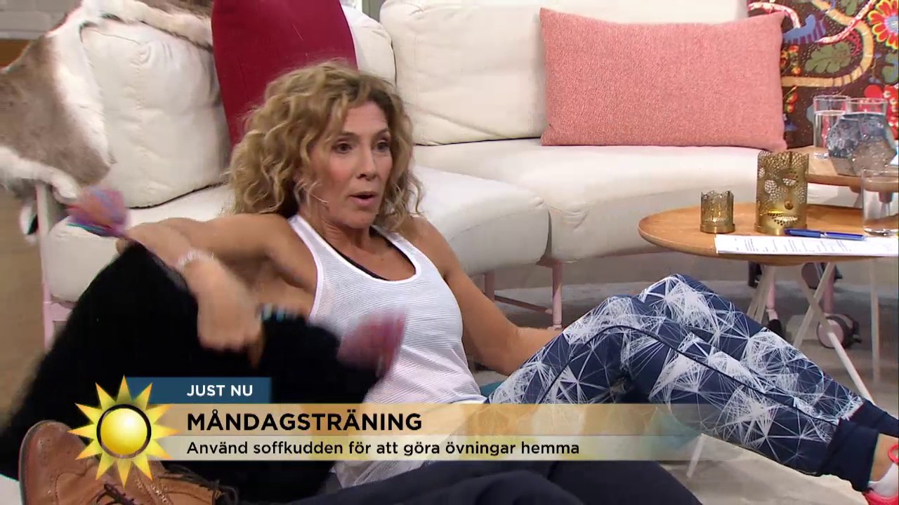 Kolla – Stefan Borg tränar upp bålstyrkan tillsammans med Leila Söderholm - Nyhetsmorgon (TV4)