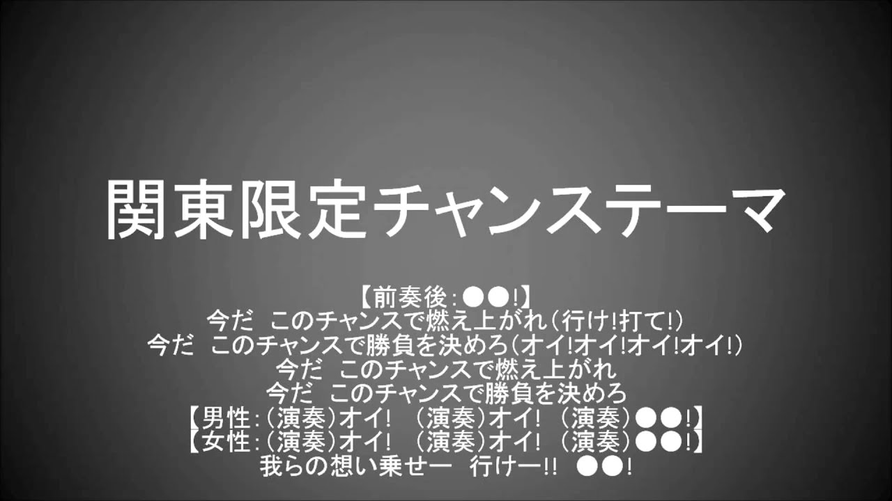 日本ハム関東限定チャンステーマ