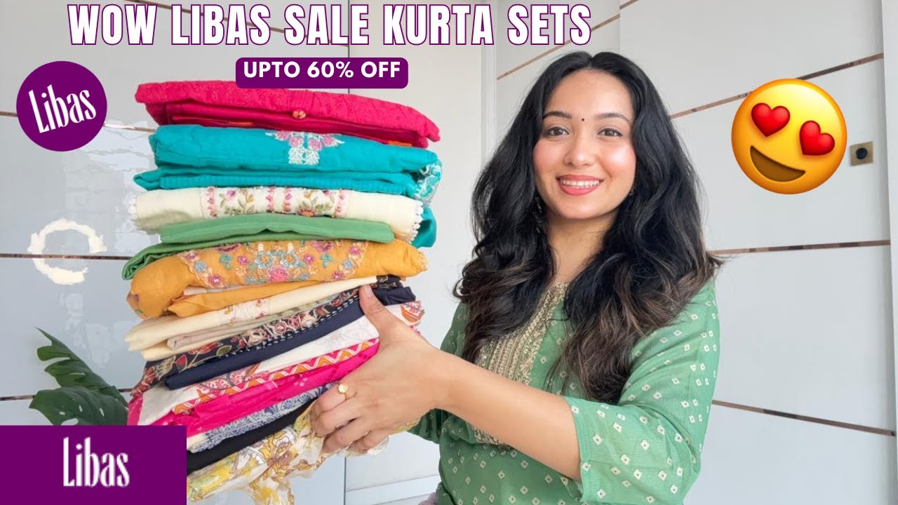 12 WOW Libas Kurta set Try On Haul 😍💖 | Sale Upto 60% OFF 💕| Isha Vinod Jain
