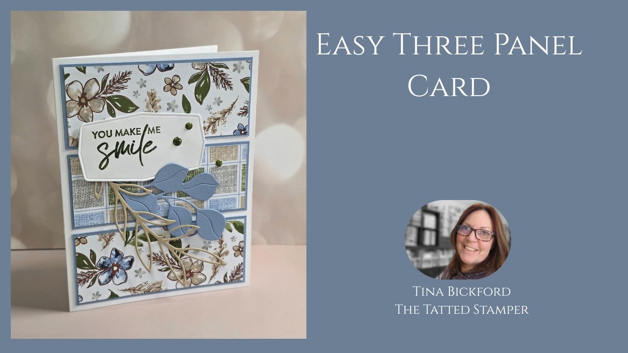 Quick and Easy Three Panel Card