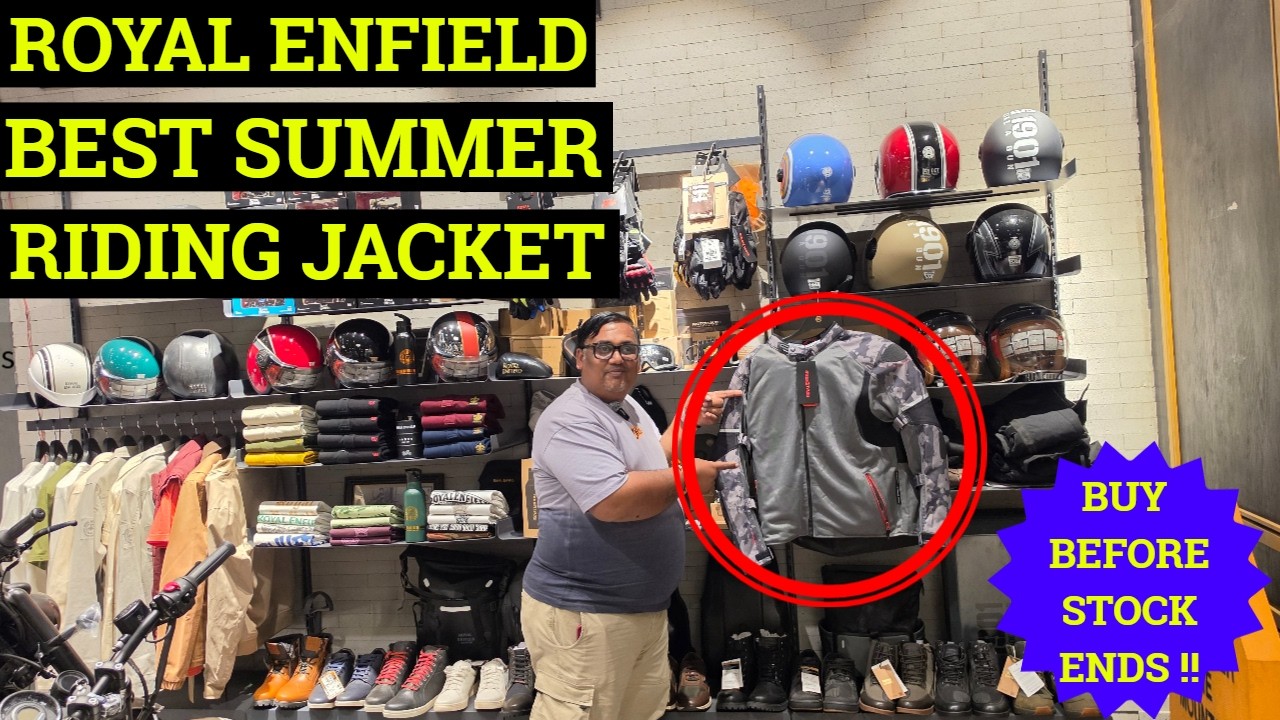 Royal Enfield Best Summer Riding Jacket is finally here !! Explorer Neo The new Blockbuster jacket.