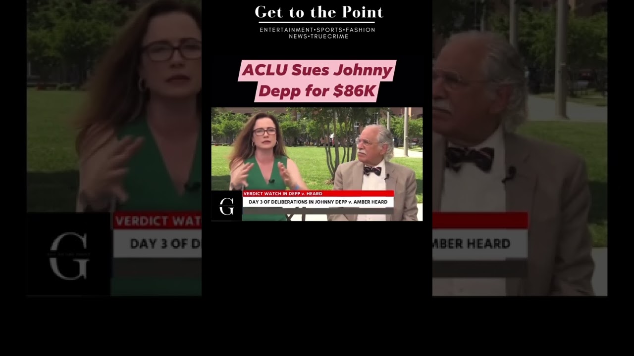 The #ACLU #filed a #lawsuit against #JohnnyDepp in April seeking over $86,000