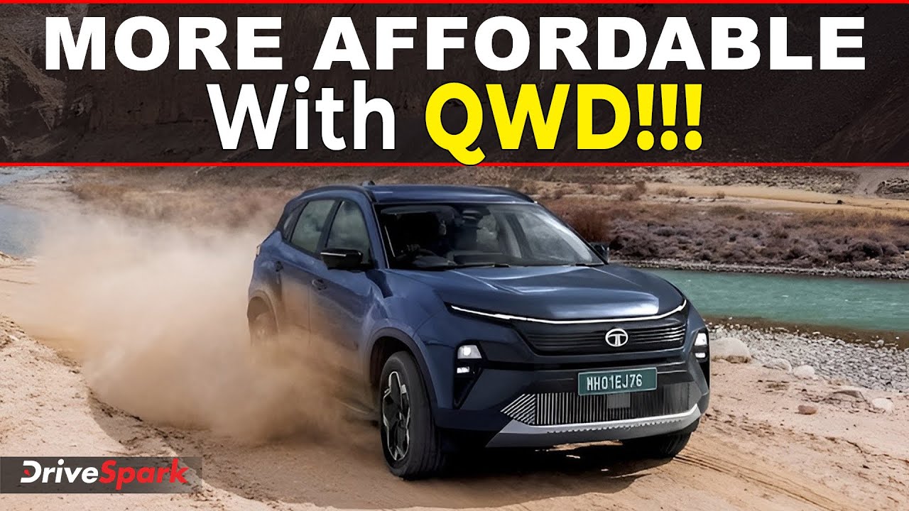 Tata Harrier EV Fearless QWD | 390 BHP, 622 km Range & Affordable Price !
