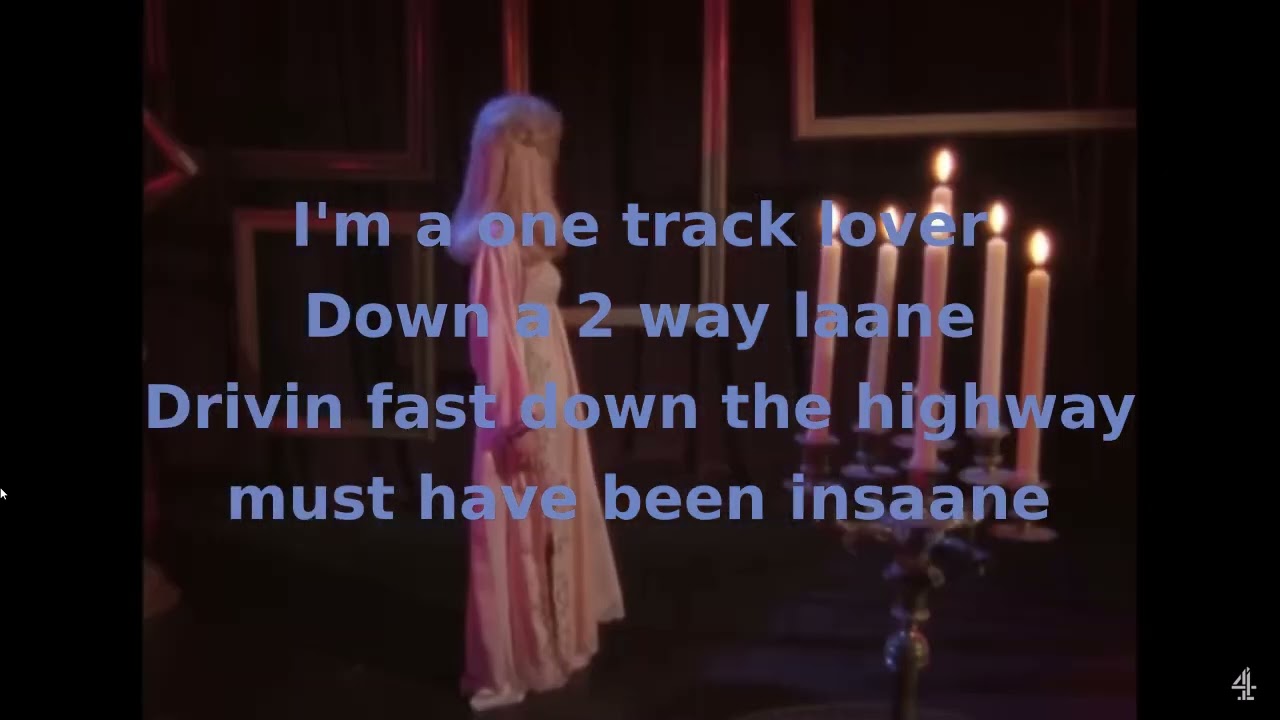 One Track Lover- Karaoke Version: Garth Marenghi's Darkplace