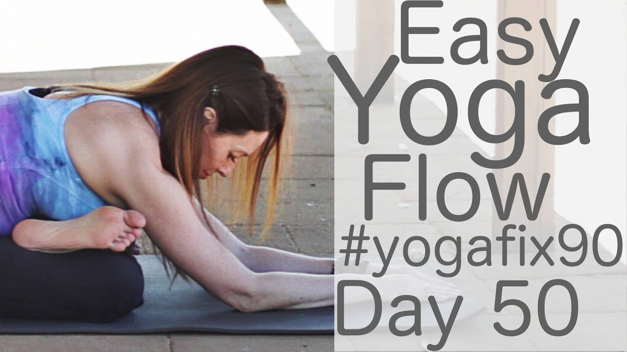 30 Minute Glowing Yoga Body Workout (Easy Stretch) Day 50 Yoga Fix 90