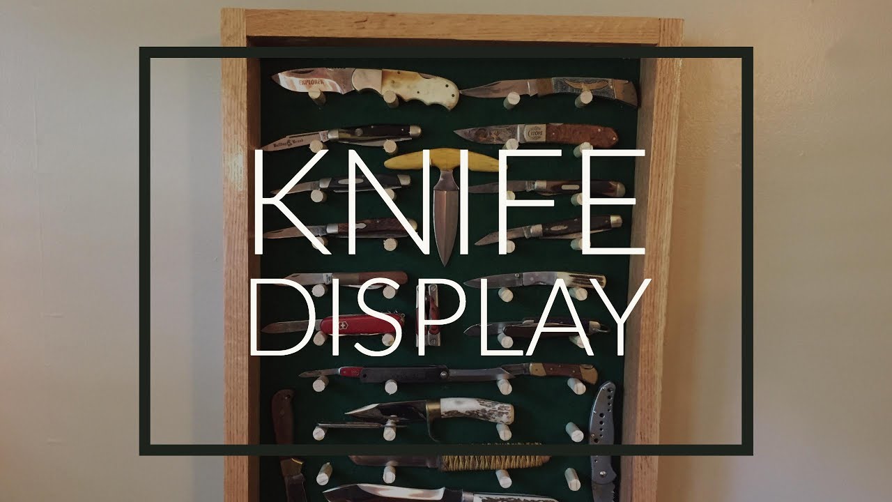 Knife Display | Red Oak
