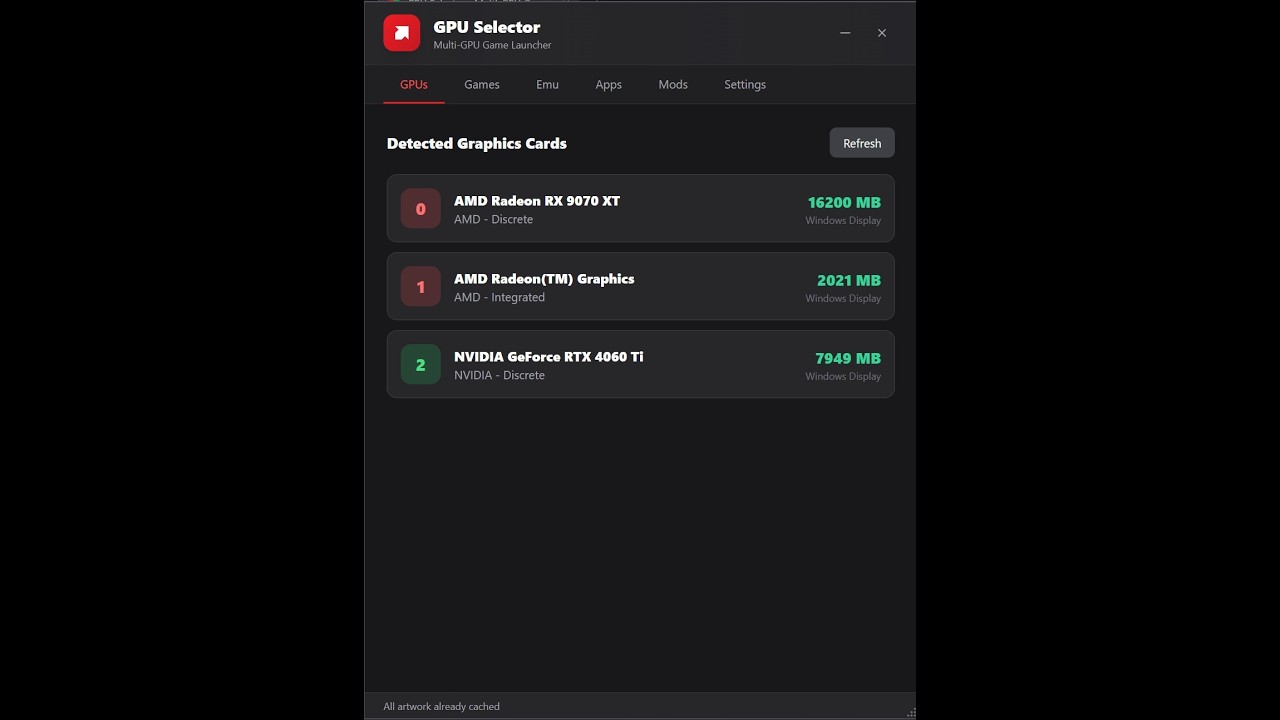 GPU Selector