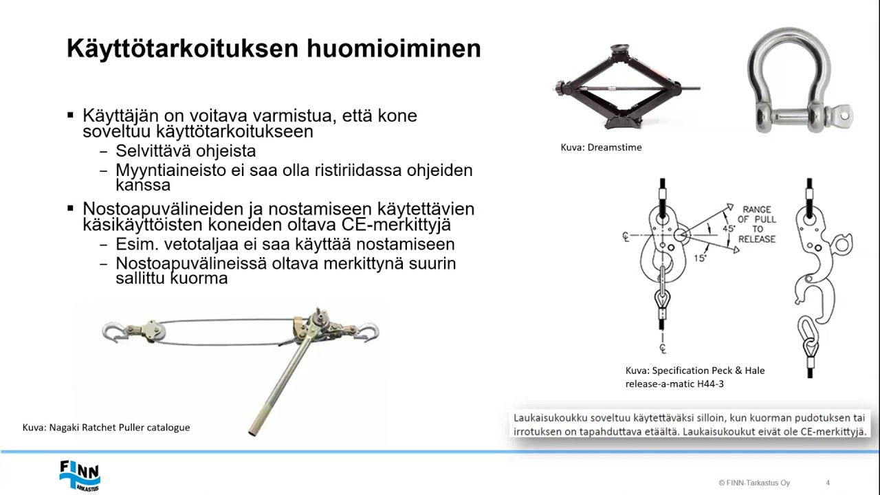 Syväluotaus koneturvallisuuteen: koneen ja sen teknisen turvallisuuden katselmointi