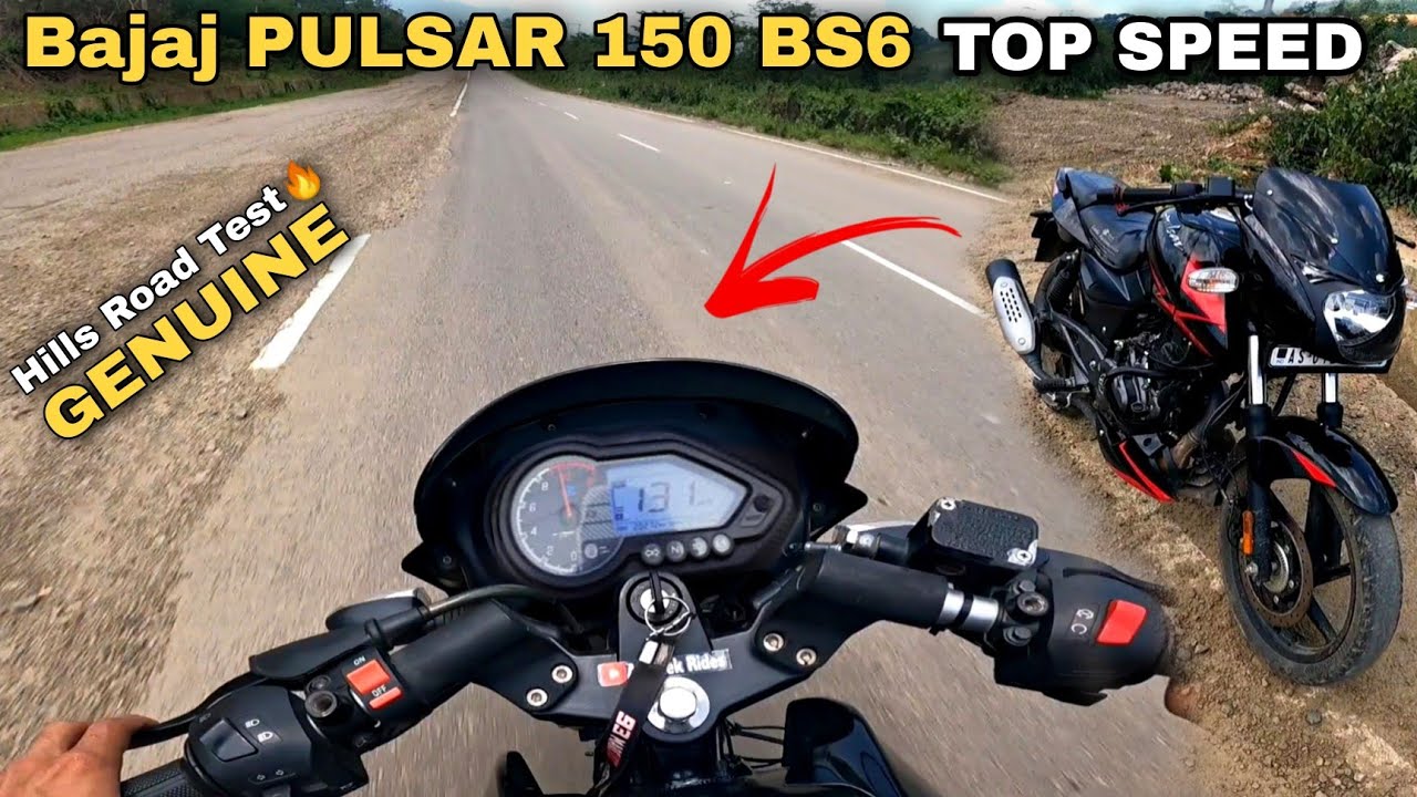 2023 Pulsar 150 Bs6 Top Speed Test 🔥